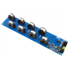 8-Channel On-Board 97% Accuracy 70-Amp AC Current Monitor with I2C Interface